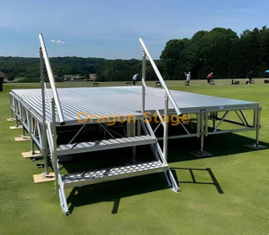 便携式4x4ft DJ灯舞台平台18.3x488m