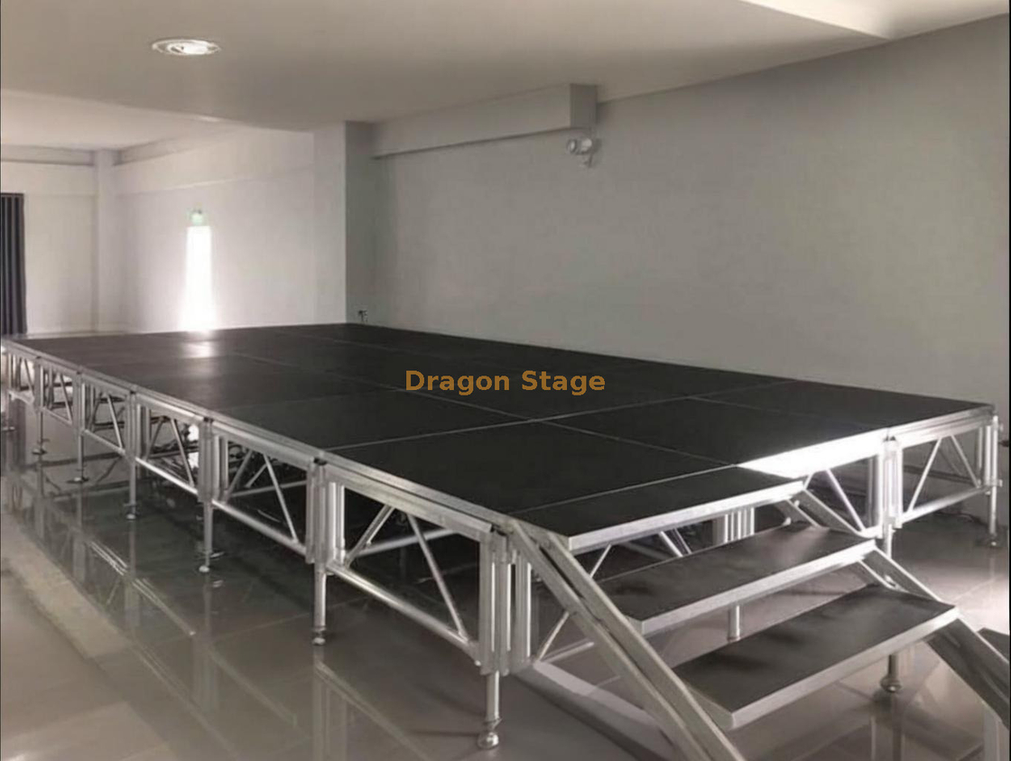 铝可调式事件阶段7.32x3.66m（24x12ft）