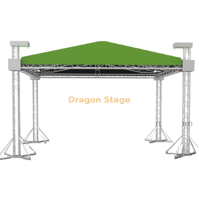 音乐会用屋顶桁架活动舞台系统 15x8x8m