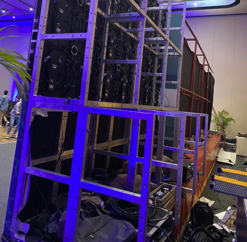 LED堆叠桁架框架
