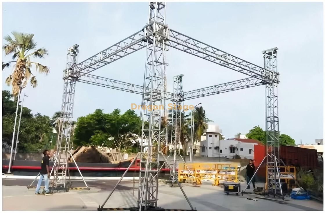 定制铝照明桁架8x6x8m
