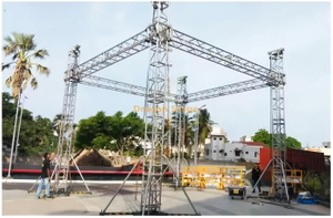 定制铝照明桁架8x6x8m