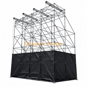 8x4x8m 双排环形线阵列悬挂系统，带 4 个顶部悬挂装置