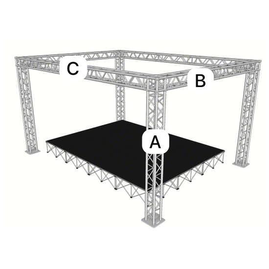 全球桁架10x20x10