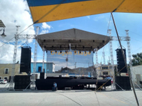 平台梯子铝架扬声器桁架15x10x9m