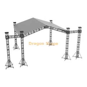 10x8x6m 专业平遮阳屋顶系统，带 PA 翼