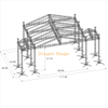 21x21x12m 铝制户外巨型舞台桁架系统，带 PA 和 LED 翼
