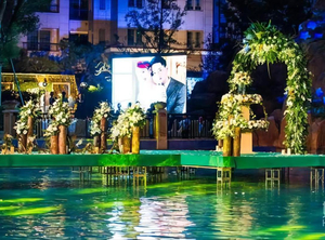 有机玻璃玻璃户外便携式婚礼音乐会舞池亚克力舞台平台游泳池