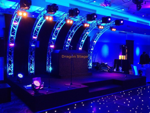 图腾广场照明插口 铝制照明桁架