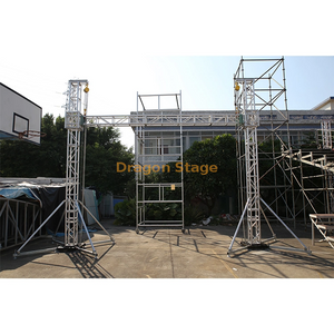 户外音乐会舞台LED显示屏桁架9x6米 