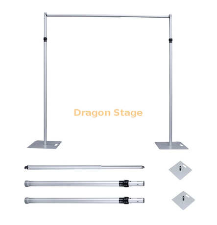 用于 Led 窗帘 4x4m 的管道和窗帘系统