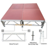 铝制户外音乐会舞台登台上出售4.88 x2.44m，带2个楼梯