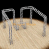 全球桁架16'x15'x10'贸易展览展台 /展览系统 - 模块化F34盒桁架带有圆角，并在售货亭内置