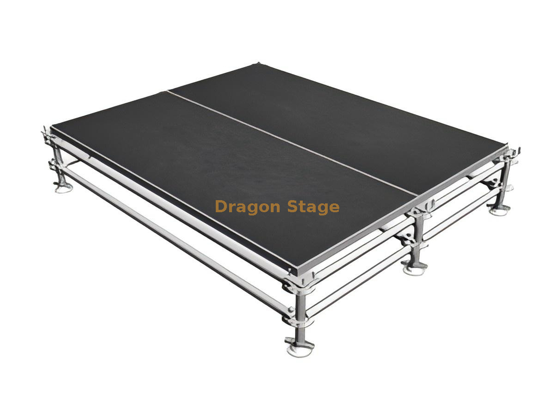 工厂经济型户外活动轻松组装环形舞台 18x18 米，带 2 级楼梯