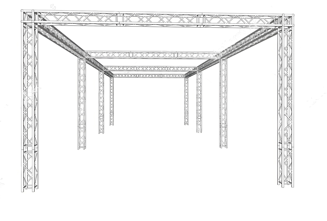 活动展览桁架系统13.5x4.5x4m