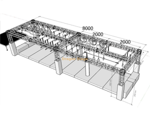 自定义忍者桁架系统8x3.6x2.28m