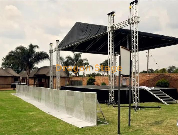 户外音乐会舞台屋顶桁架10x10x6m