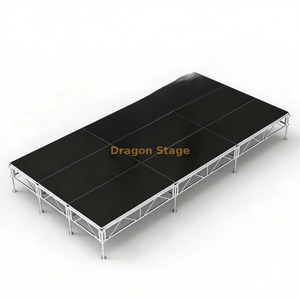 家用便携式小型派对舞台 6x3m 带 2 楼梯