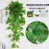 模拟的紫罗兰色墙壁悬挂兰花大刺绣人造塑料花丝绸花军事绿色新的超密集质地绿色玫瑰（配有椰子棕色篮子）