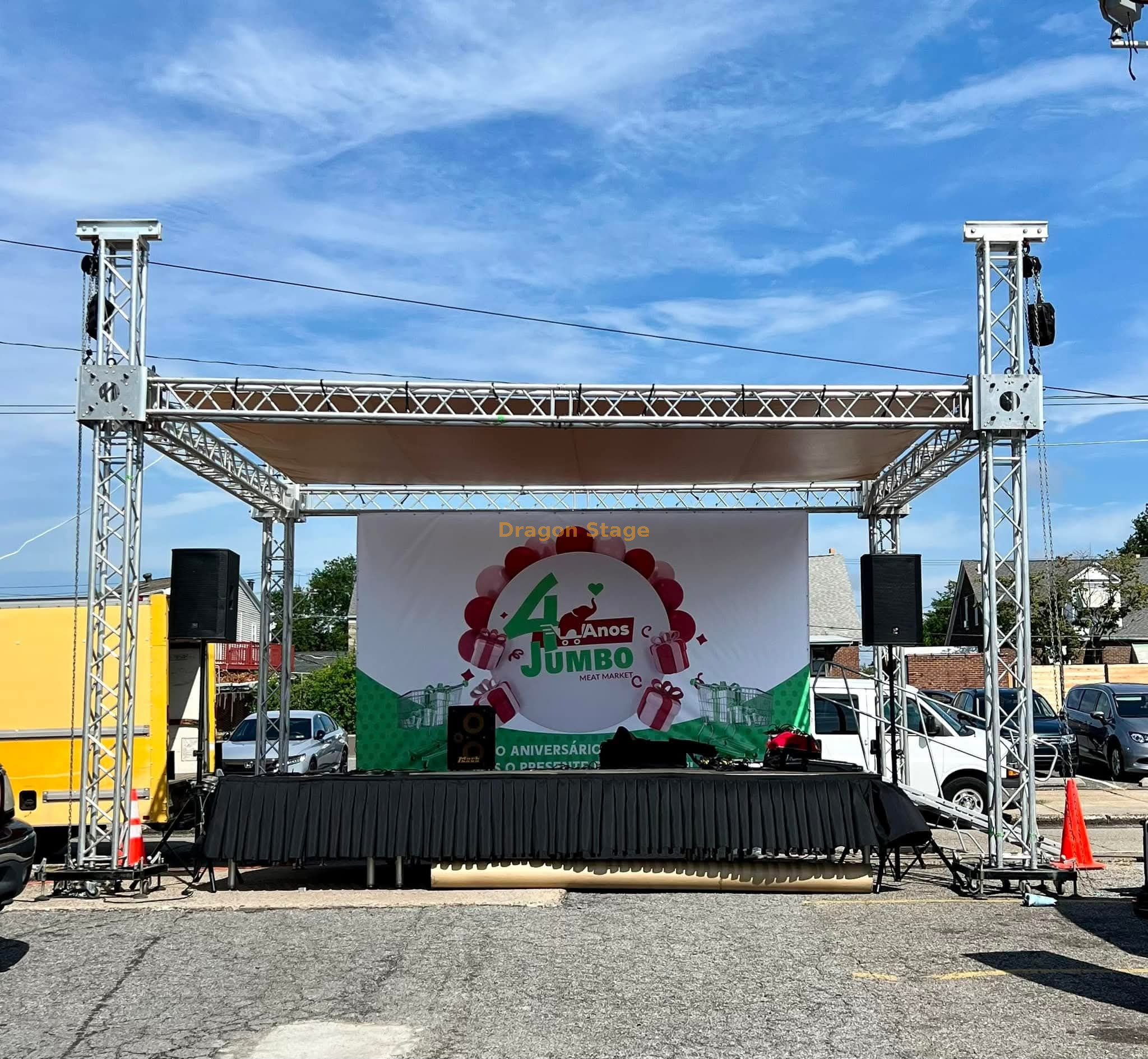 铝制声音桁架6x6x4m