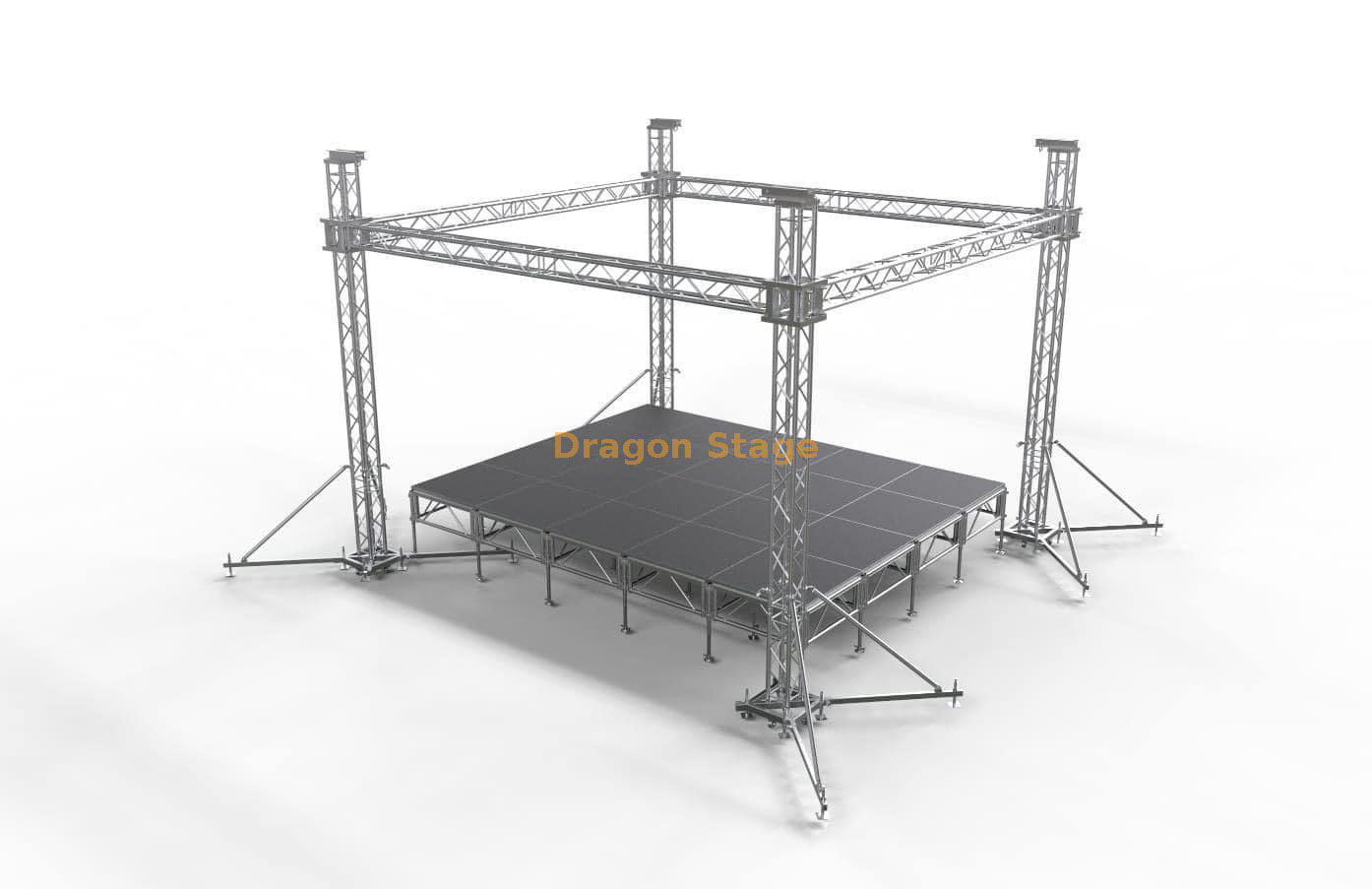 结构制造的照明廉价桁架6x6x6m