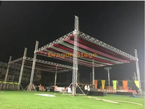 照明事件尖顶式桁架屋顶系统18x11x10m