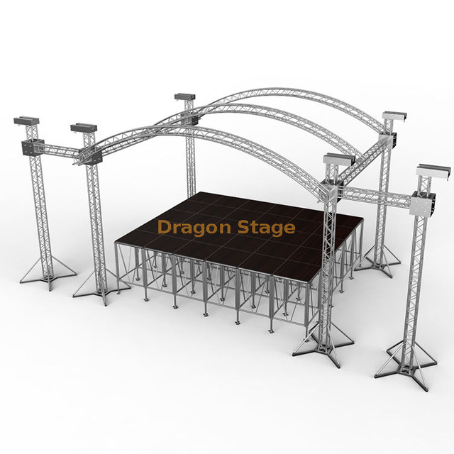 400mm全球桁架盒弧屋顶10x8x6m +声音2M