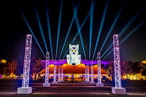 户外小型音乐会婚礼音乐铝合金方形舞台桁架结构