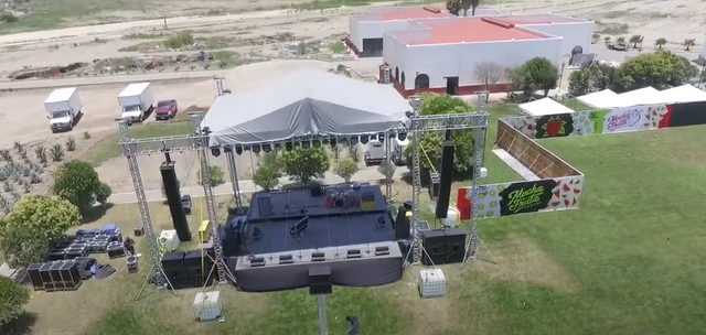 廉价的户外音乐会重型声光桁架系统