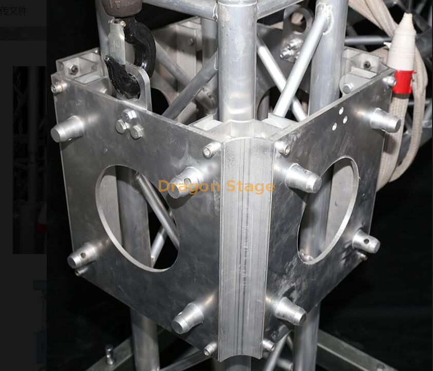 适用于 290mm/400mm 铝制插口屋顶照明箱桁架地面支撑塔系统的套筒块
