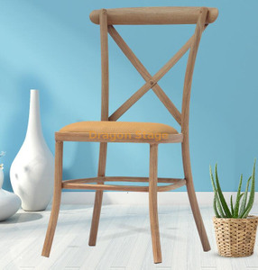 新的堆放金属横椅模仿木制图案横椅铝合金餐椅主题餐厅牛奶茶馆椅子