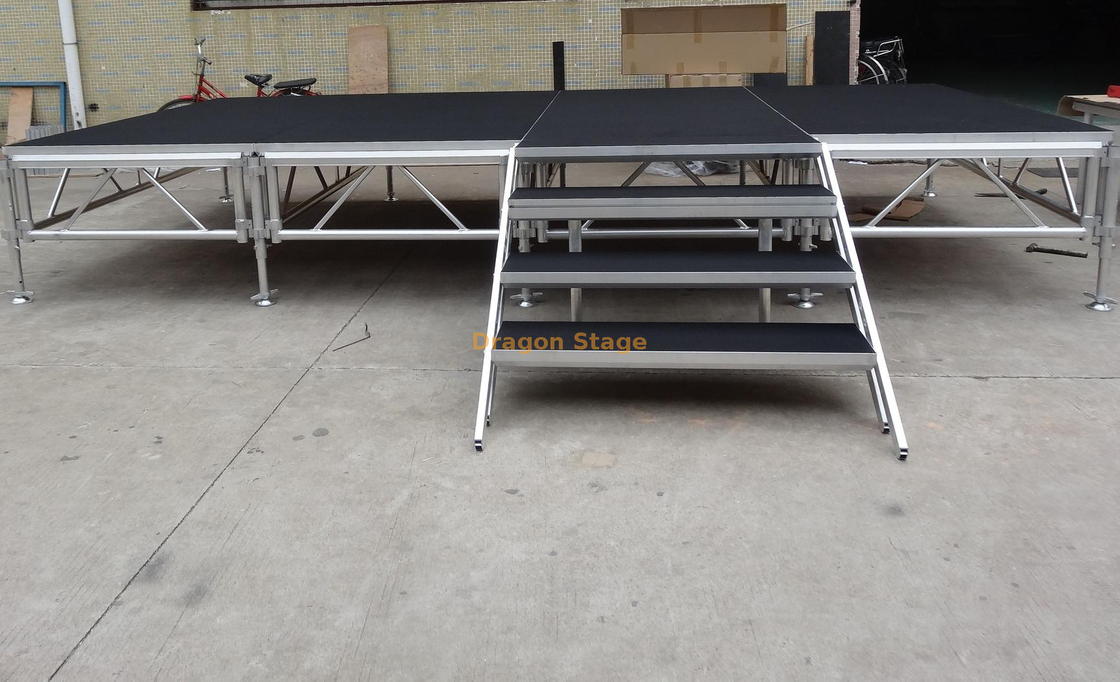 户外活动表演音乐会铝制婚礼舞台木质平台 12x12 米