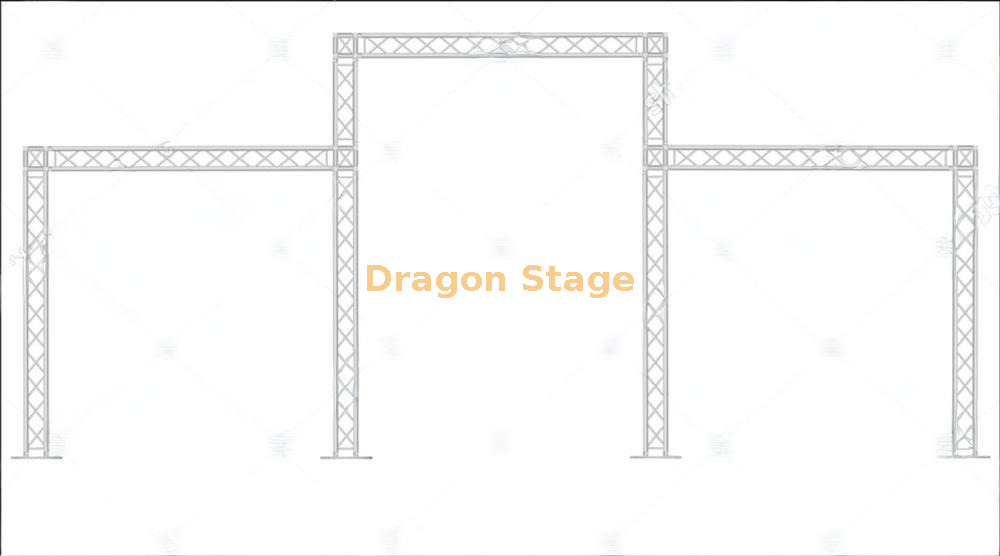 扬声器机柜悬挂式桁架框架9x4m