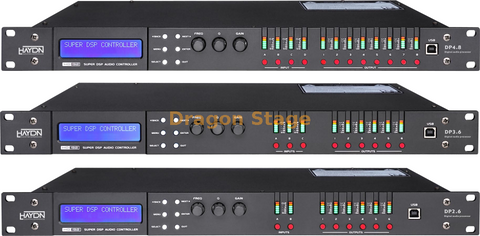 数字扬声器处理器|专业DSP扬声器管理系统2×4、2×6、3×6和4×8
