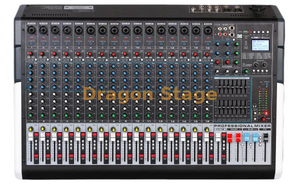 HTS16 16 通道专业音频混音器，带 DSP 效果