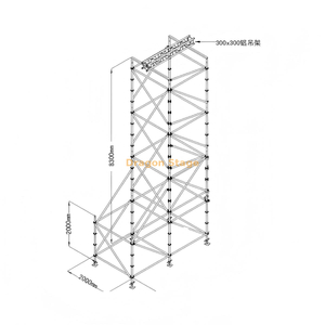 8m高专业定制音箱吊层桁架