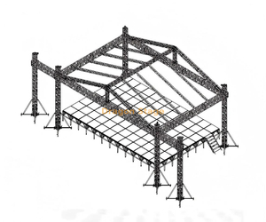 14x6x6m 专业铝制活动音乐会舞台灯光桁架