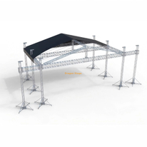 屋顶桁架系统最佳音乐会舞台设计 20x15x12m