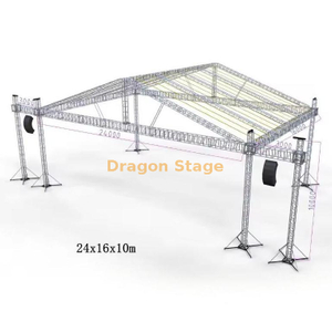 大音乐会阵列阶段屋顶桁架24x16x10m