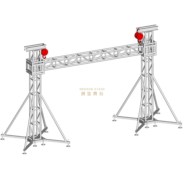 音乐会舞台背景LED展示绅士桁架6x5M