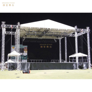 轻型铝制便携式舞台桁架柱 12x12x11m