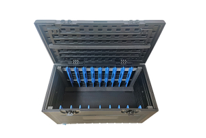 节省运输成本可拆卸可拆卸组装 LCD LED 实用电缆 U 工具架塑料飞行路 ATA 行李箱案例 10 合 1