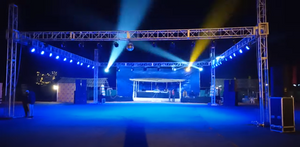 铝合金桁架雨棚 舞台桁架雨棚