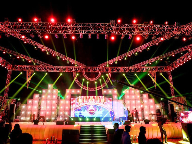 铝硬压铝舞台桁架 6061-T6 婚礼装饰材料