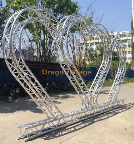 创意心定制拱形弧形桁架背景活动铝合金舞台桁架