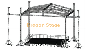 铝制马鞍曲线屋顶桁架设计带线阵列式桁架14x12x7m