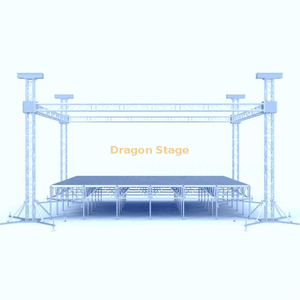 铝制讲台桁架支柱音乐会活动40x40x15ft