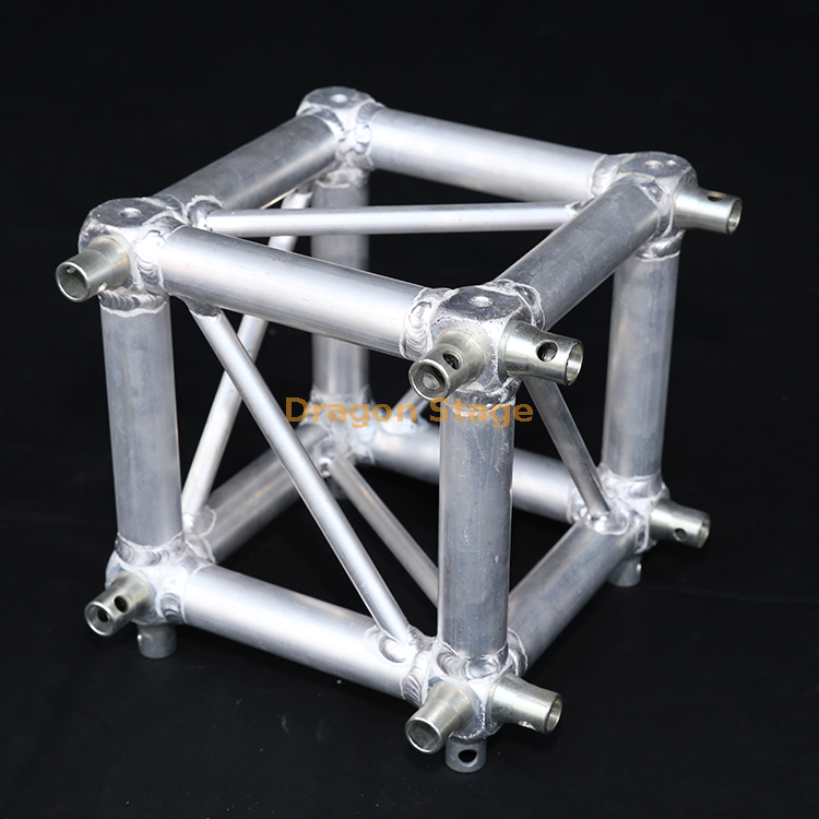 Dragonstage 铝制插口 400x400mm / 389x389mm 方盒 6 路角桁架立方体连接器