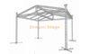 活动聚会铝轻巧的移动便携式桁架系统，带有快速阶段8x6x5m