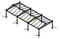 定制学校户外运动田桁架屋顶盖系统15x24x6m